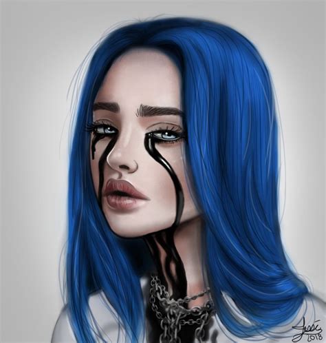 chorus quiet when i'm coming home, i'm on my own i could lie and say i like it like. billie eilish - Google претрага | Dibujos de famosos ...