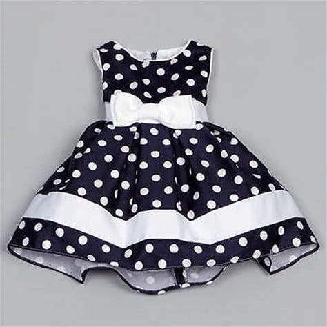 Blue Polka Dot Dress For Girls Click Image To Buy Kids Dress Baby