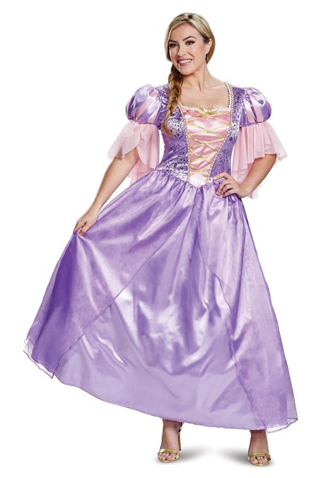 Disguise Womens Rapunzel Deluxe Adult Classic Costume