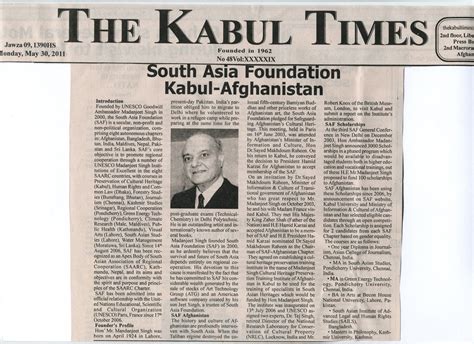 Maybe you would like to learn more about one of these? South Asia Foundation - IN THE MEDIA