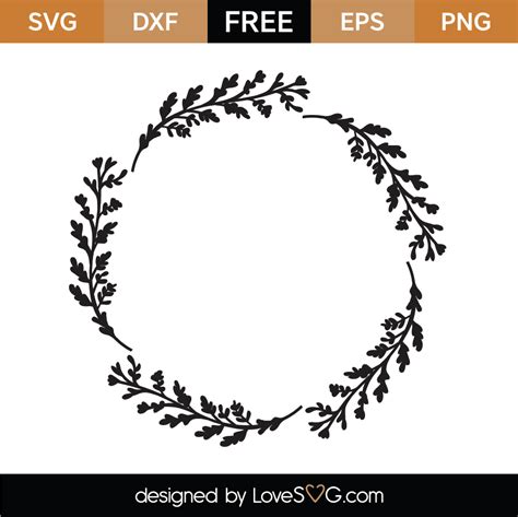 Free Monogram Frame SVG Cut File - Lovesvg.com