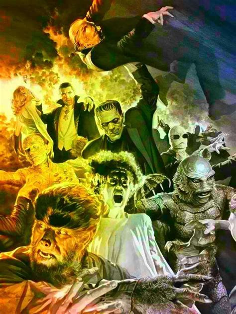 Universal Monsters Art Universal Monsters Art Horror Show Universal Monsters