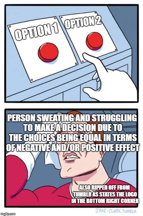 Decision Meme Template