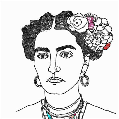 Desenhos De Frida Kahlo Para Imprimir E Colorir Pintar
