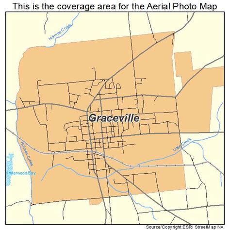 Aerial Photography Map Of Graceville Fl Florida