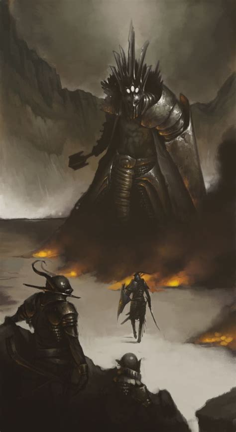 Morgoth Vs Fingolfin Middle Earth Art Morgoth Middle Earth