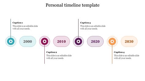 Personal Timeline Templates For Business Presentation