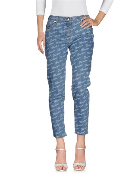 Boutique Moschino Denim Pants In Blue Modesens