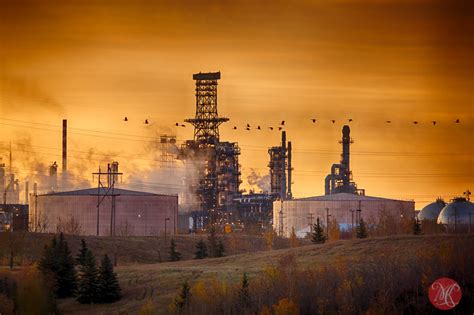 Fall Industrial Sunrise — Miksmedia Photography