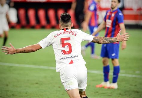 That then runs into the moment of the match. Sevilla winger scores winning goal; makes match-winning ...