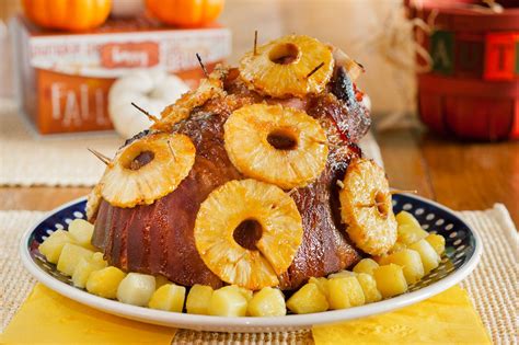 We love ham around here. Baked Ham with Pineapple Brown Sugar Glaze