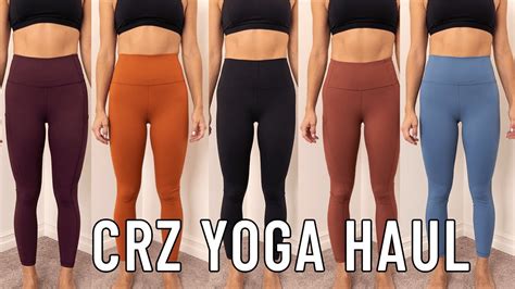 Battle Of The Crz Yoga Leggings Try On Review Of Each Crz Yoga Legging Best Lulu Dupes