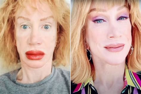 Kathy Griffin Gets Her Lips Tattooed Friends Are Shocked By Her