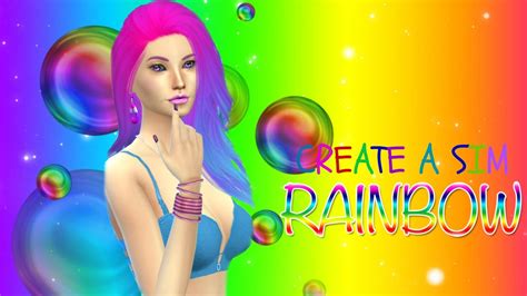 Rainbow Inspired The Sims 4 Cas Youtube