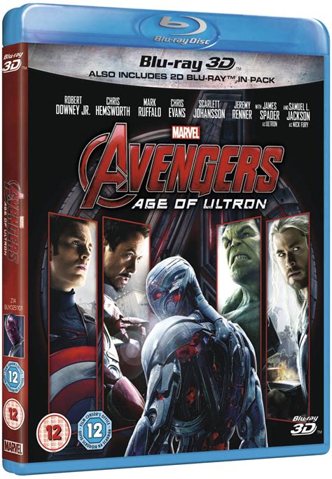 Avengers Age Of Ultron Blu Ray 3d Free Shipping Over £20 Hmv Store