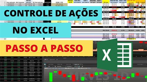 Planilha de Controle de Ações no Excel PASSO A PASSO Controle de