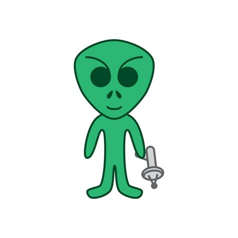 Alien Cartoon Extraterrestrial Life Clip Art Alien Png Download