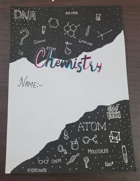 Front Page Border Design For Chemistry Project