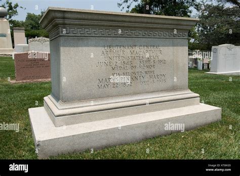 Lt Gen Arthur Macarthur Jr Buried In Section 2 Grave 856 A Of