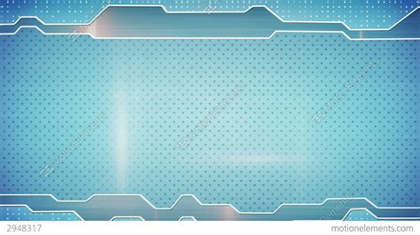 Blue Techno Plate Loopable Background Stock Animation 2948317