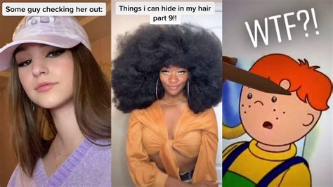 Tik Tok Memes That Made Caillou Grow Hair 😂 Youtube Grow Hair Hair