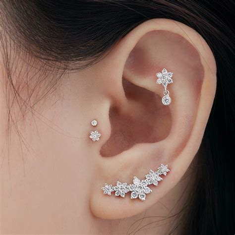 Picking a location for your piercing is easy once you understand the different ear piercings available. Tragus Piercing 101 Guide + 39 Ideas - Dat Piercing