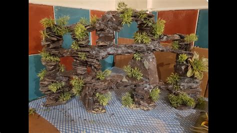 Now you have to place it in your tank. How to make your own DIY fish tank slate, caves bridge ...