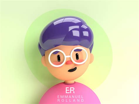 3d Smooth Avatar By Manu Designer On Dribbble