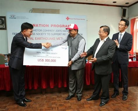 Nepal Red Cross Earthquake Relief Receives 300000 Donation From