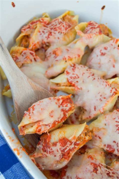 Make sure to let the filling mixture have enough time to cool before stuffing the shells or. Italian Stuffed Shells • The Diary of a Real Housewife
