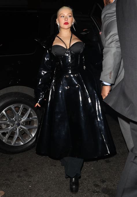 Christina Aguilera Arrives At 1oak In New York 09082018