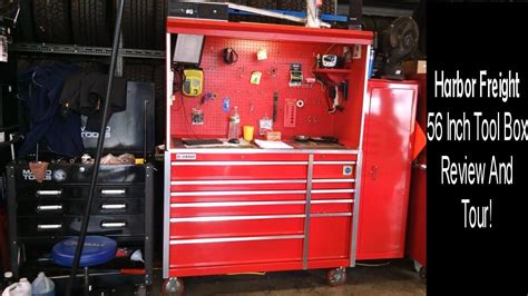 Harbor Freight 56 Inch Tool Box 1 year Review And Tour - YouTube
