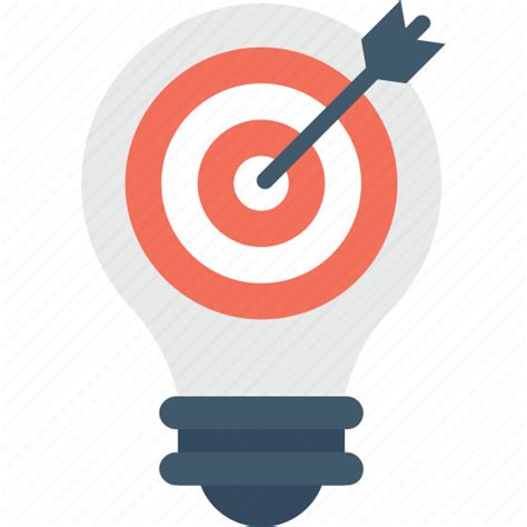 Bulb Creativity Idea Marketing Target Icon