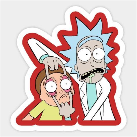 Rick And Morty Open Your Eyes Decal Sticker Custom Made In The Usa