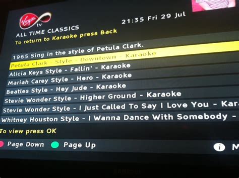 Virgin Media Tv Does Karaoke On Demand