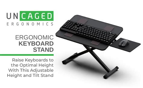 Kt3 Ergonomic Computer Keyboard Stand Adjustable Height Angle Negative