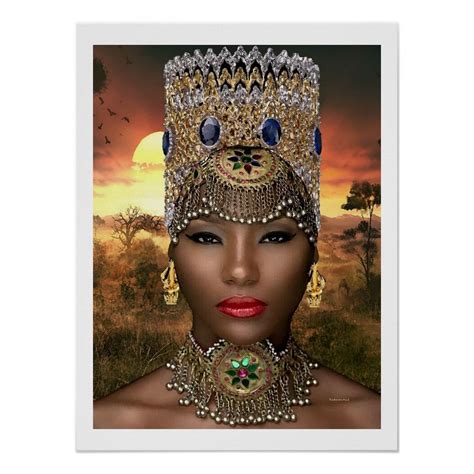 African Crown African Queen African Beauty African Fashion African
