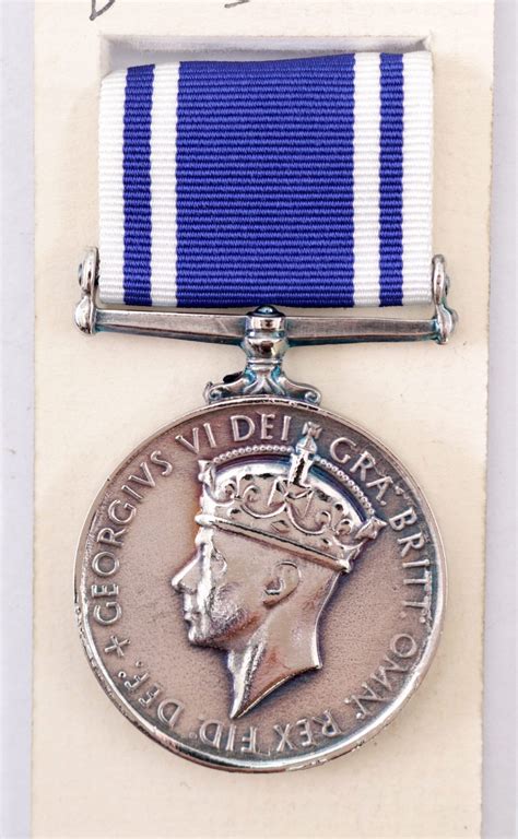 Ww2 Police Long Service Good Conduct Medal Blitz Militaria