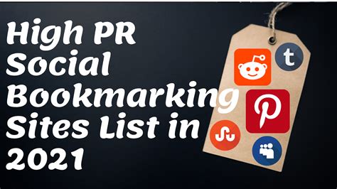 Top High Pr Social Bookmarking Sites List In
