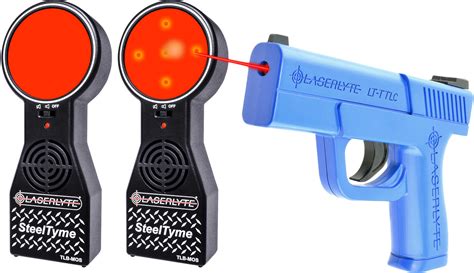 Laserlyte Steel Tyme Kit With Trigger Tyme Laser Trainer Pistol And 2