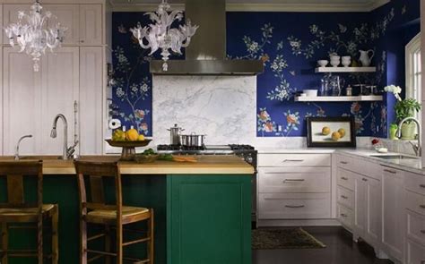 25 Beautiful Kitchen Decor Ideas Bringing Modern Wallpaper Patterns And
