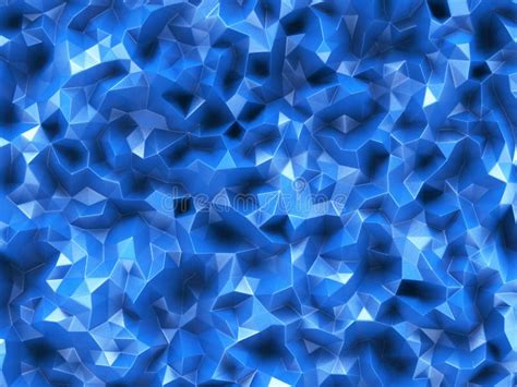 Abstract Graphic Blue Low Poly Background Texture Stock Illustration