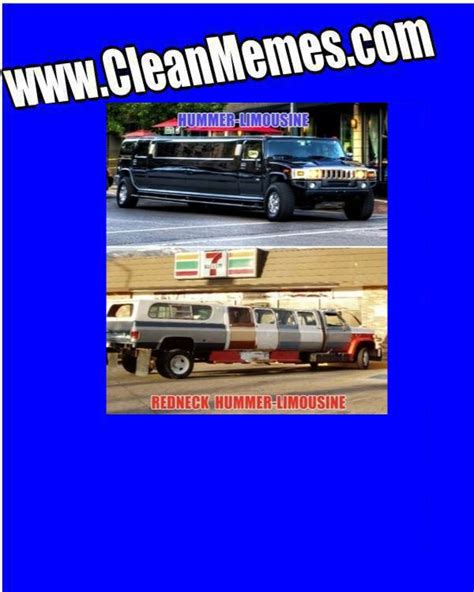 redneck limo clean memes