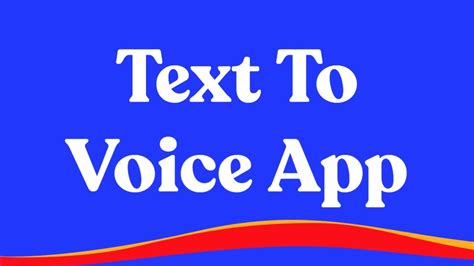 Text To Voice App Youtube