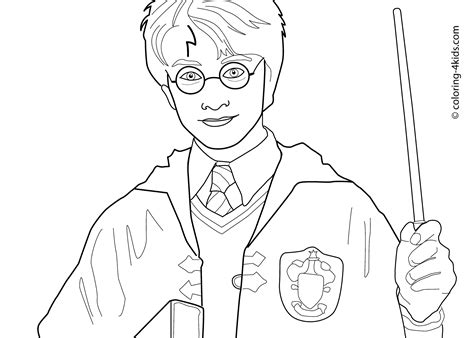 Harry Potter coloring pages | Harry potter coloring book, Harry potter