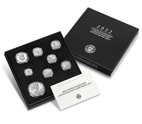 Limited Edition Silver Proof Set 2022 Us Mint