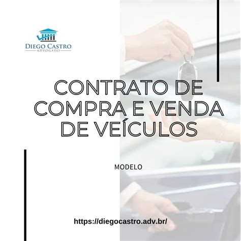 Modelo De Contrato De Compra E Venda De Veículos