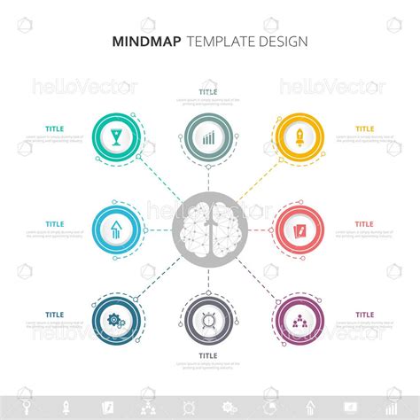 Mind Map Infographic Template Download Graphics Vectors