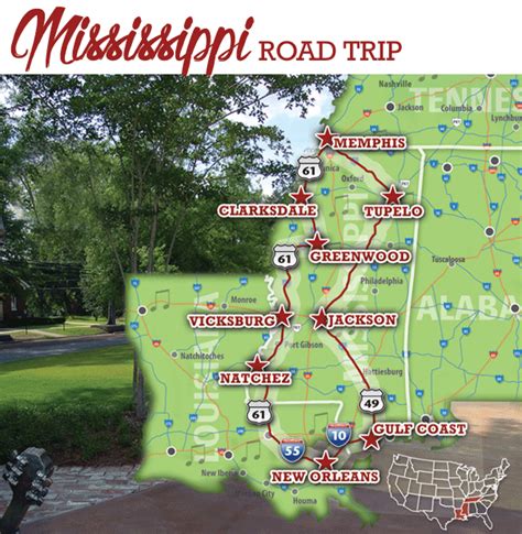 Mississippi State Itinerary The Deep South Usa Visitor