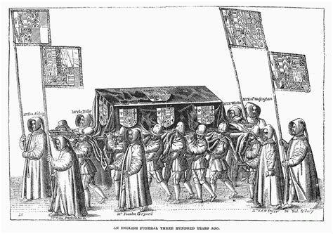 England Funeral C1550 Photograph By Granger